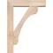 Ekena Millwork Legacy Block Smooth Bracket w/ Offset Brace, Douglas Fir, 5 1/2"W x 22"D x 30"H BKT0604X22X30LEC05SDF - alternate 4